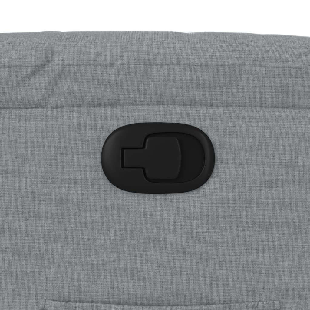 Relaxing Chair Light Gray Fabric