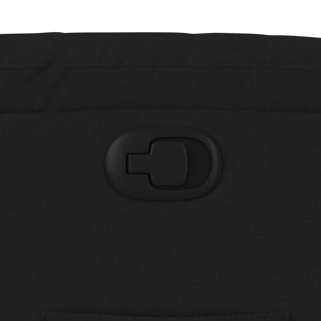 Relaxing Chair Black Fabric