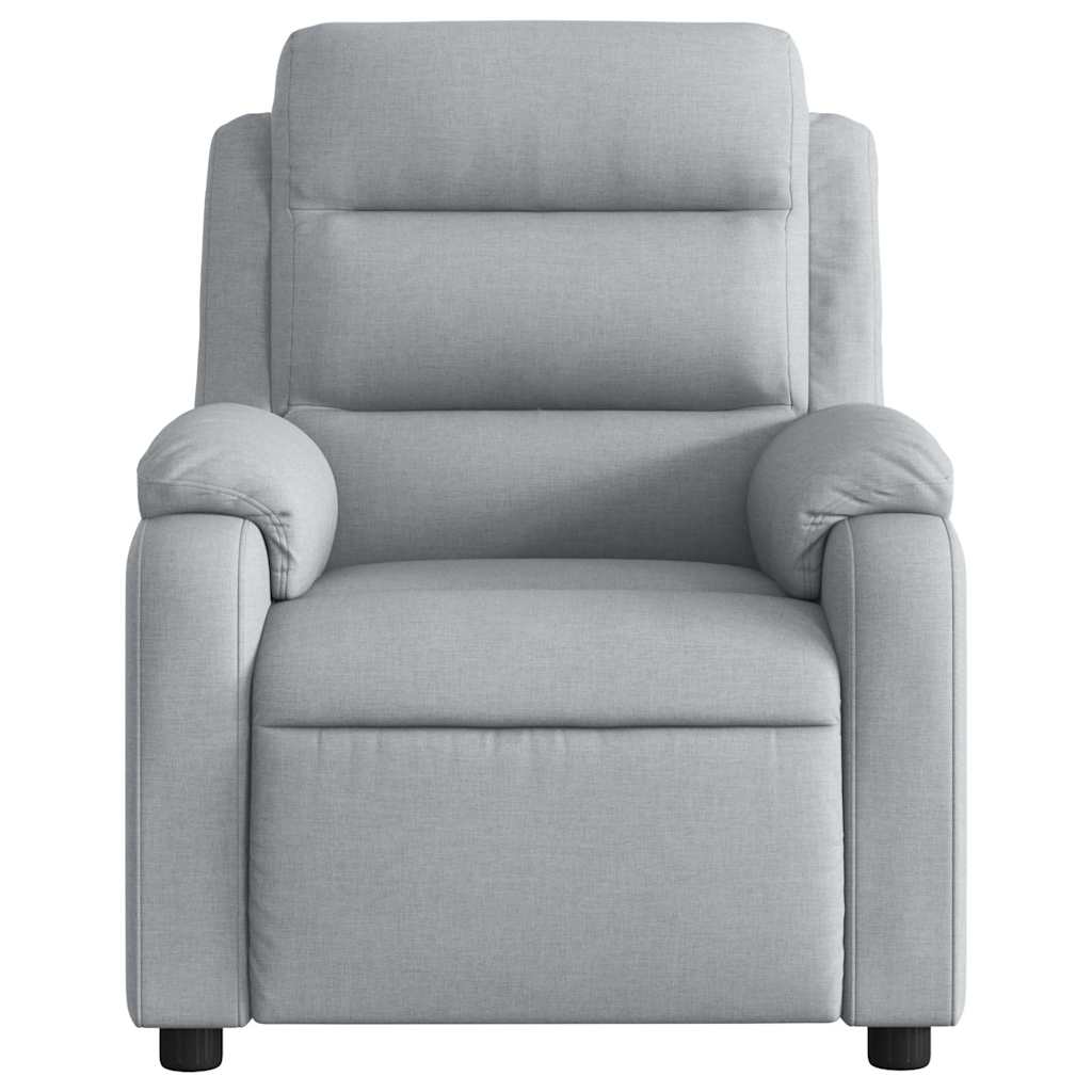 Fauteuil de massage tissu gris clair