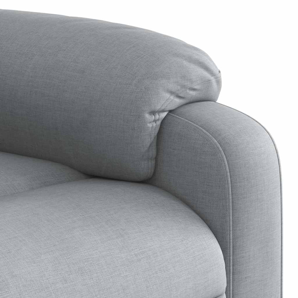 Fauteuil de massage tissu gris clair