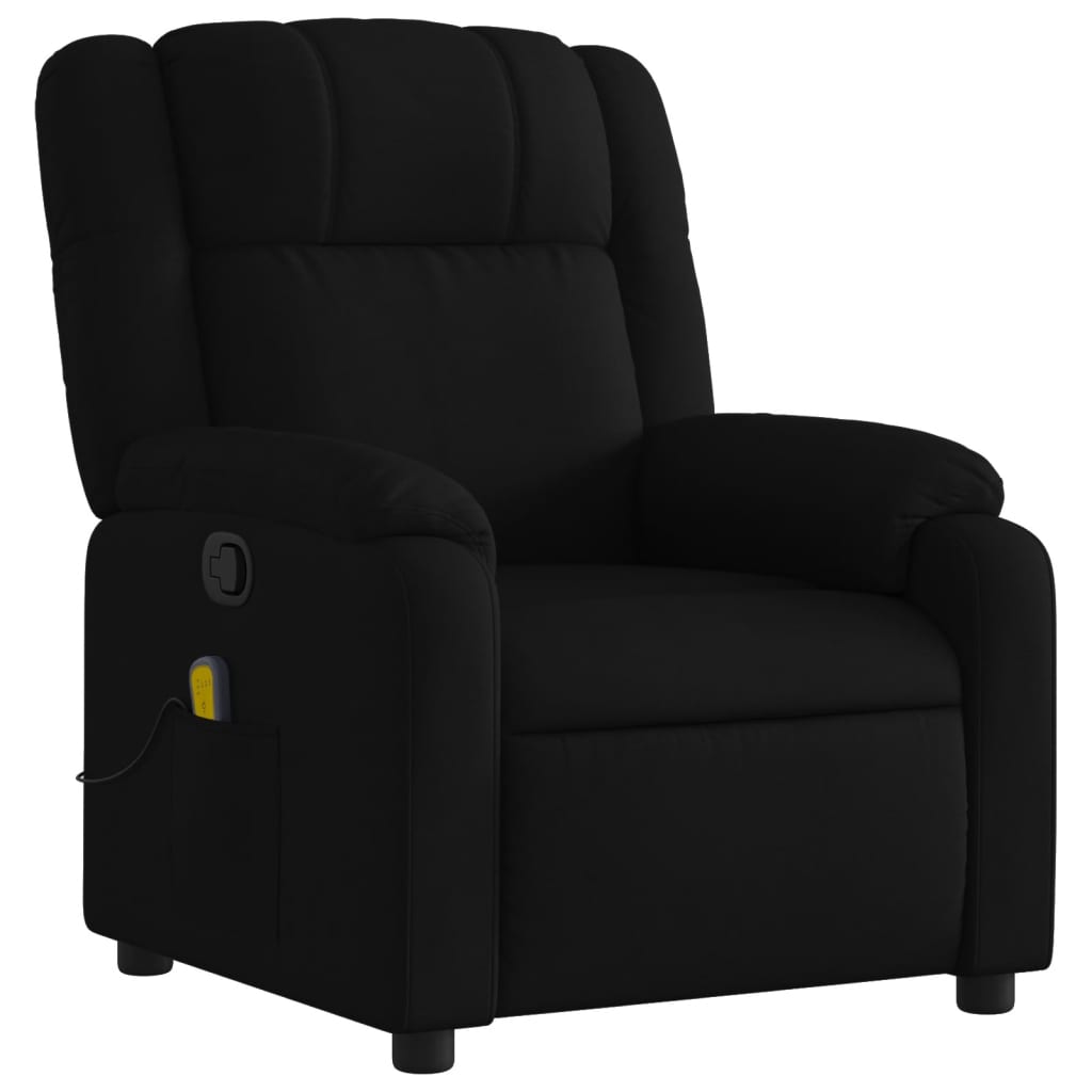 Fauteuil de massage tissu noir