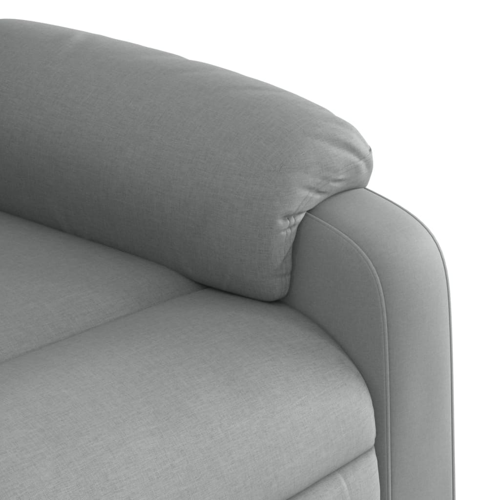 massage chair light gray fabric