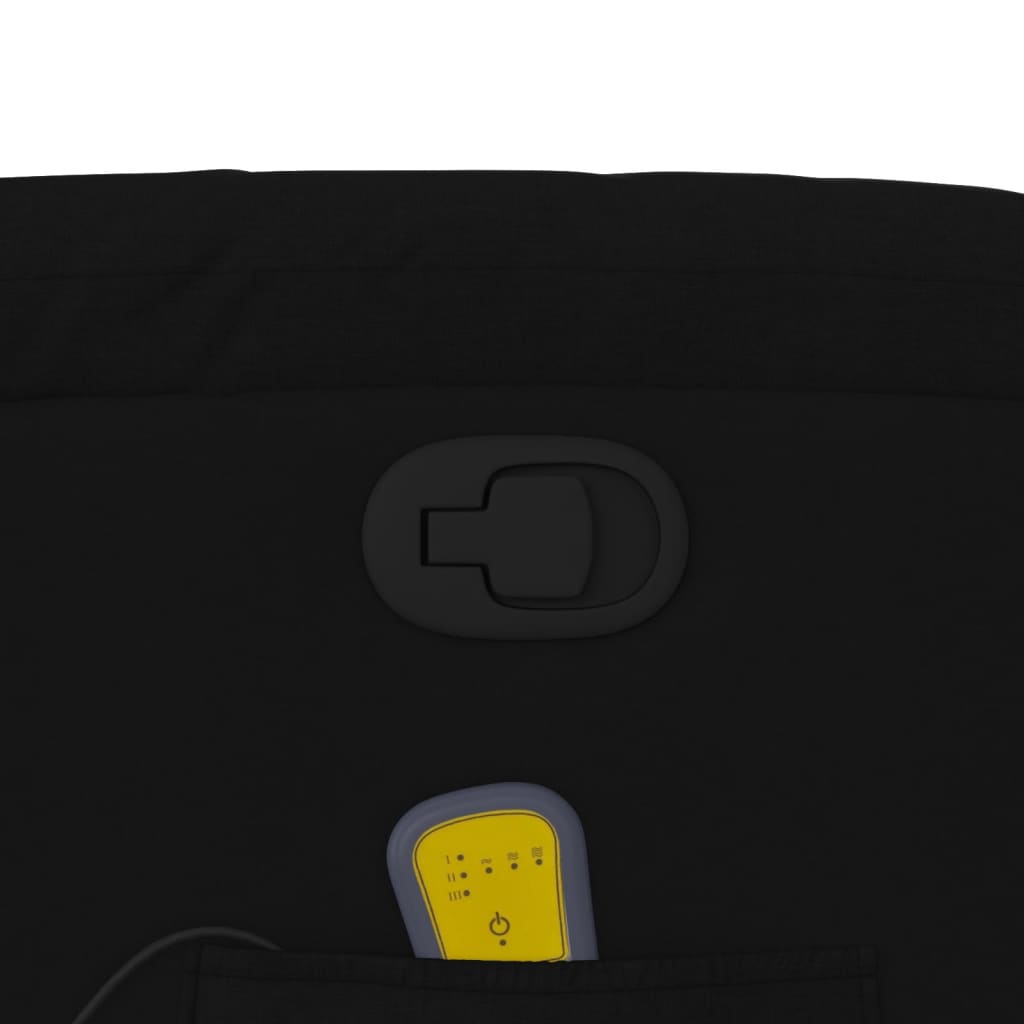 Massage Chair Black Fabric