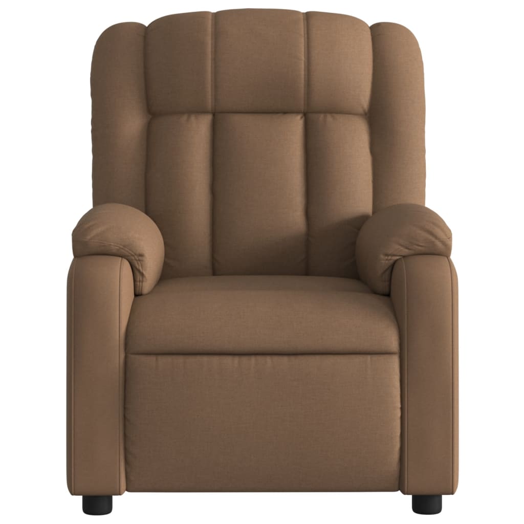 Fauteuil de massage tissu marron