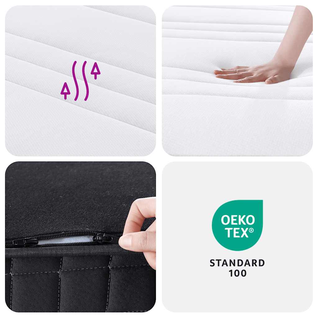 Matelas à ressorts Bonnell médium 200x200 cm