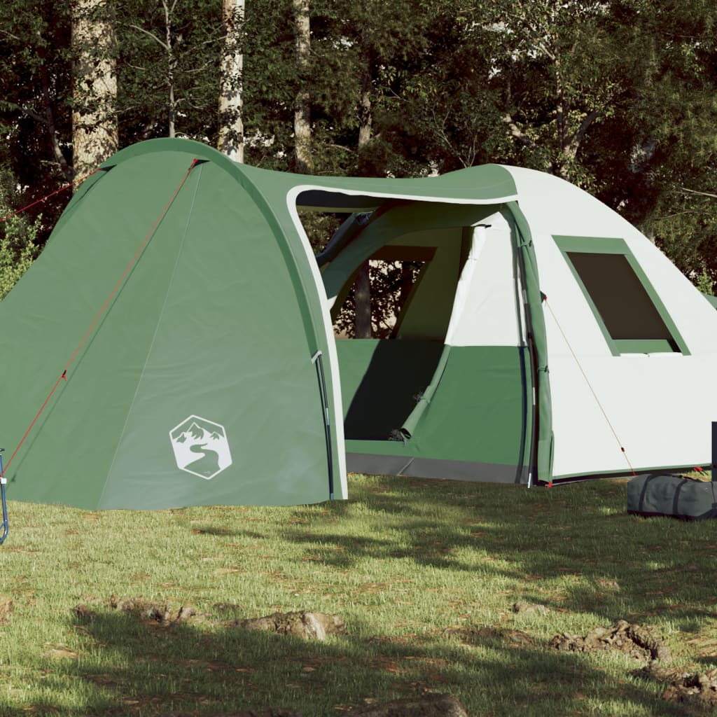 Tente familiale dôme 6 personnes verte imperméable