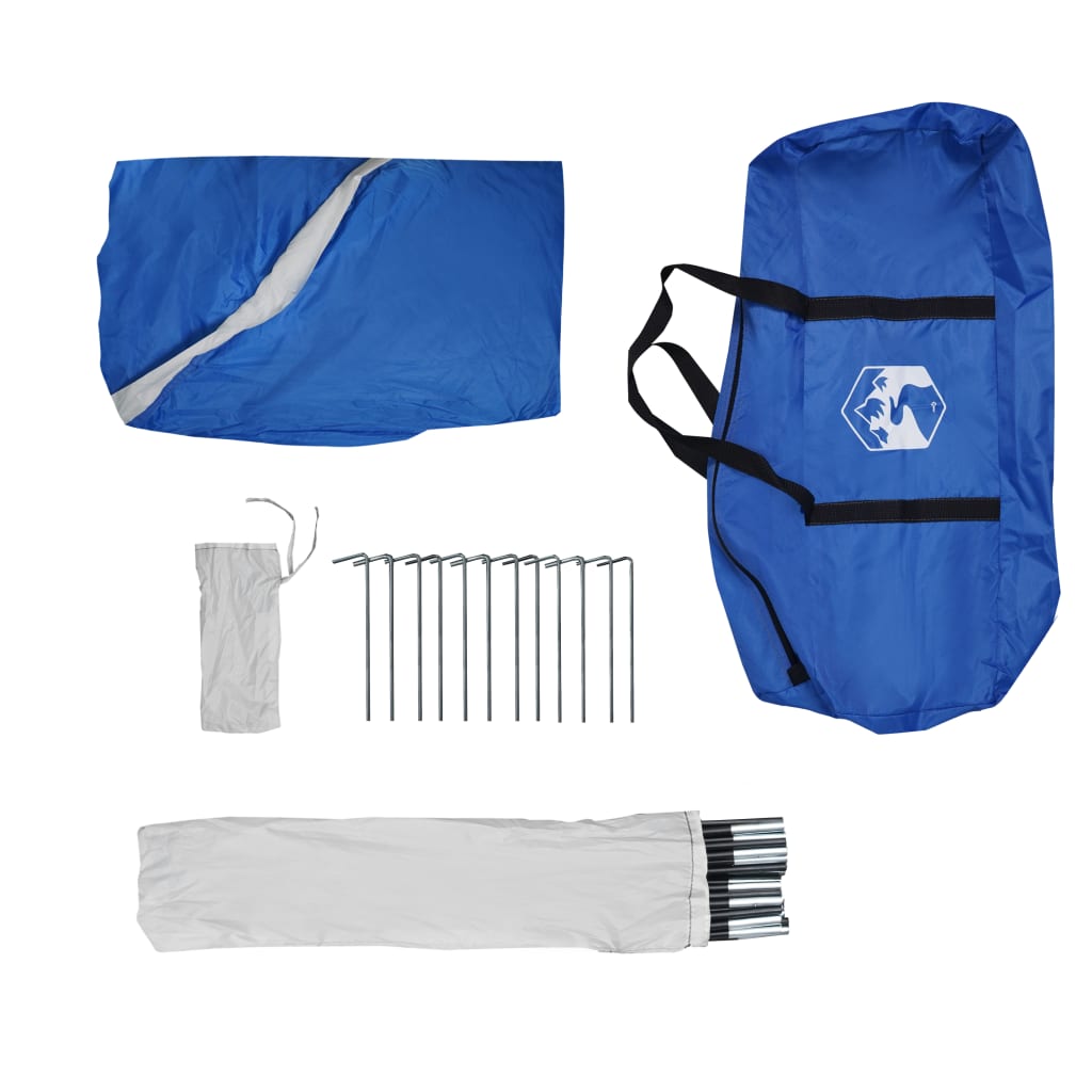 Tente de fête bleue imperméable