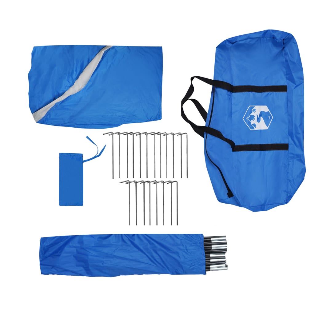 Tente de fête bleue imperméable
