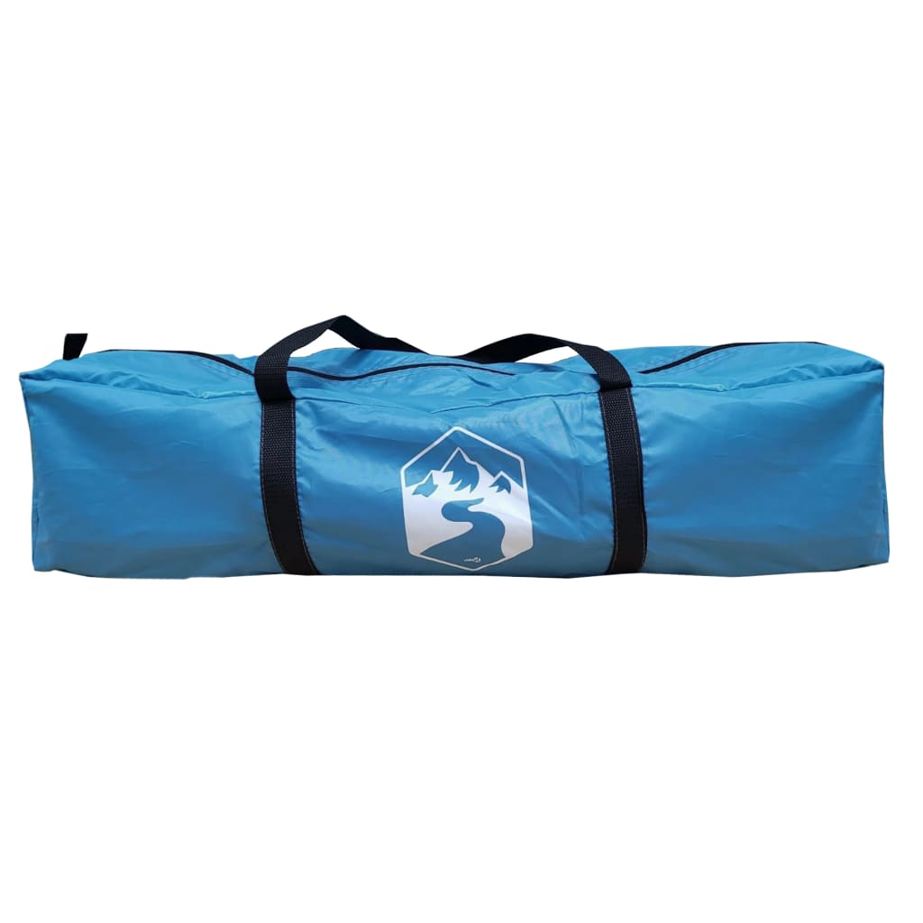 Tipi Camping Tent 4 Persons Blue Waterproof