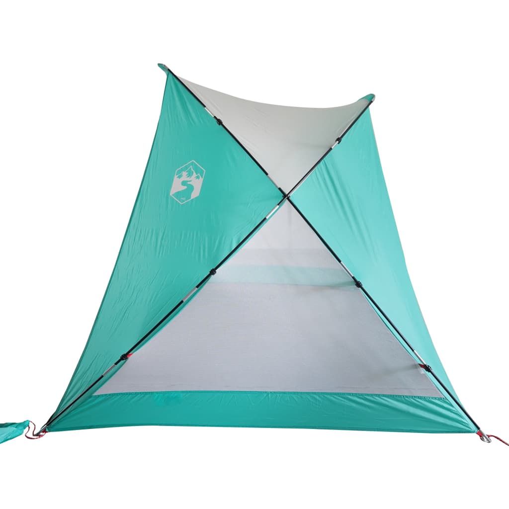 Beach tent sea green 274x178x170/148 cm 185T polyester