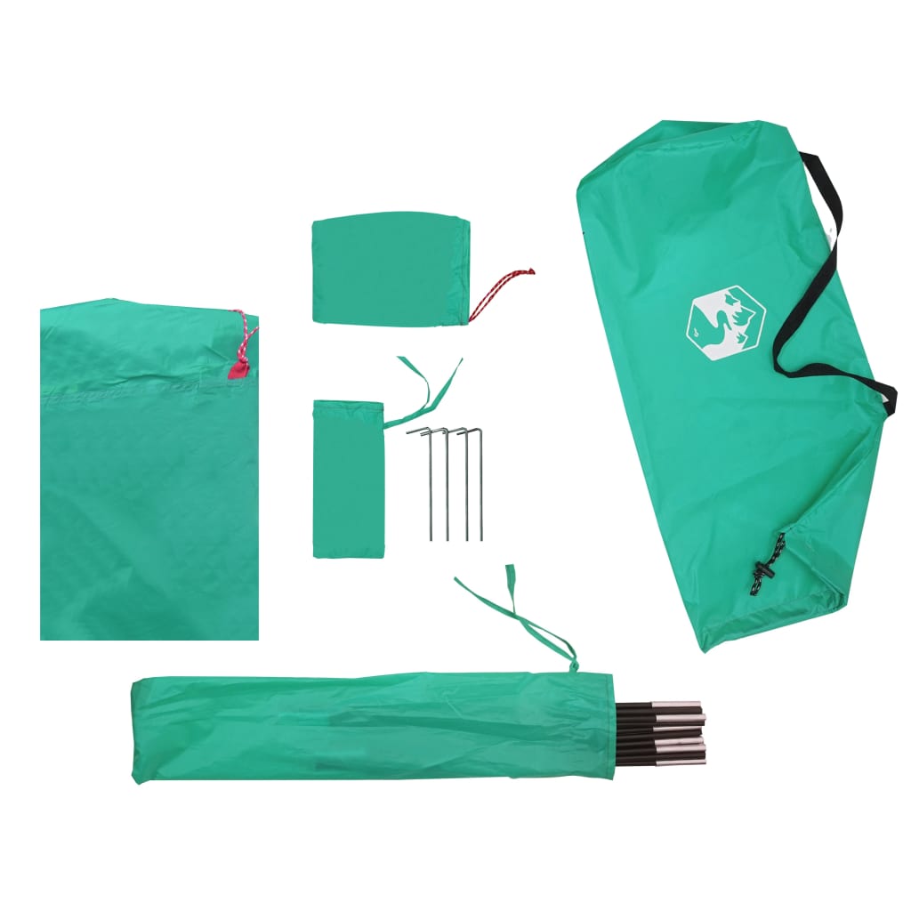 Beach tent sea green 274x178x170/148 cm 185T polyester