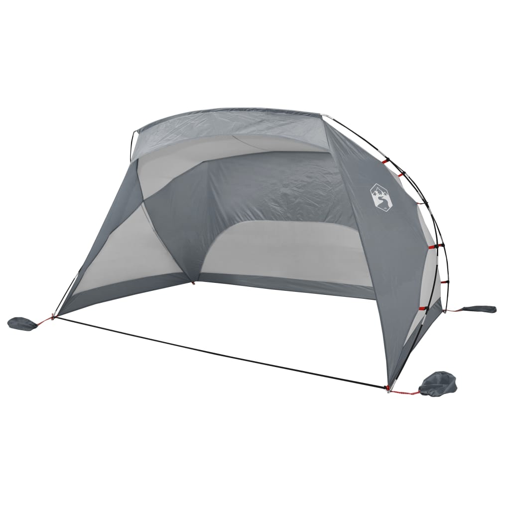 Beach tent gray 274x178x170/148 cm 185T polyester