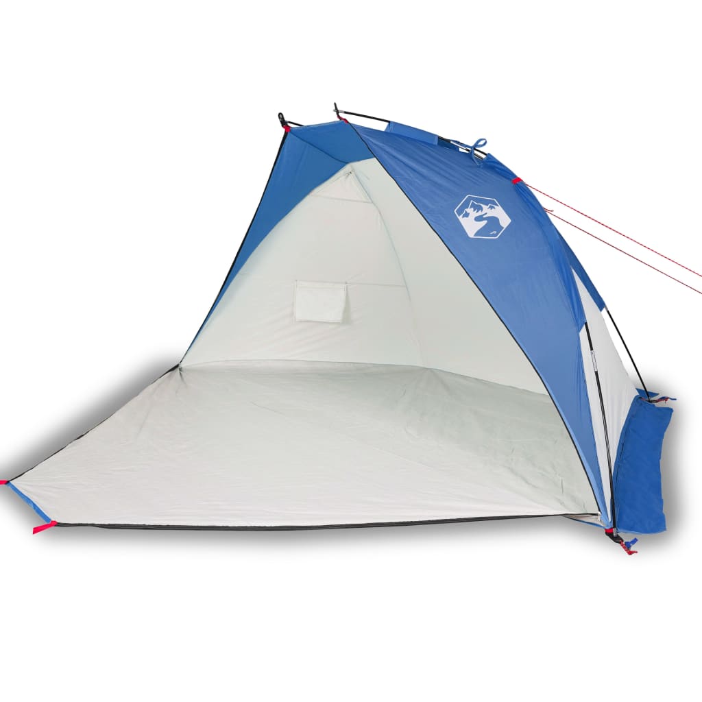 Beach tent azure blue 268x223x125 cm 185T polyester