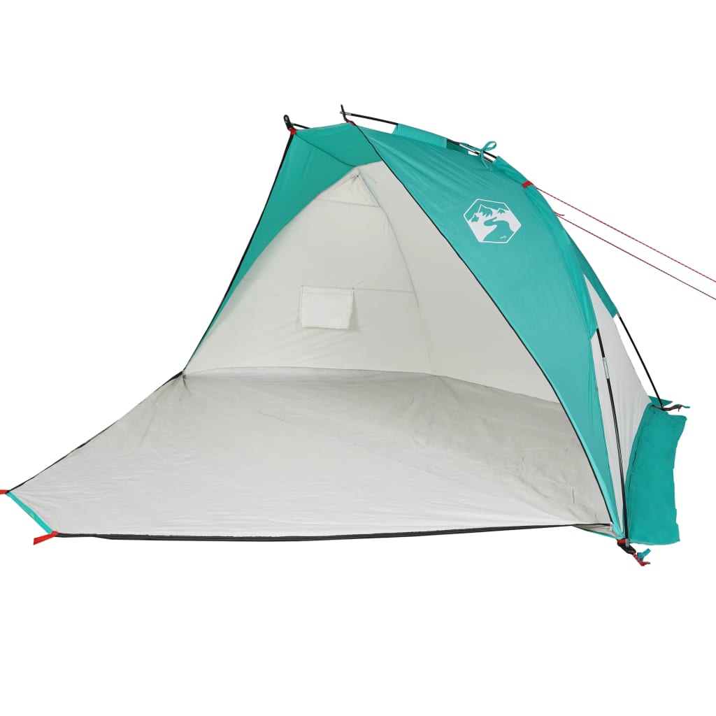 Beach tent sea green 268x223x125 cm 185T polyester