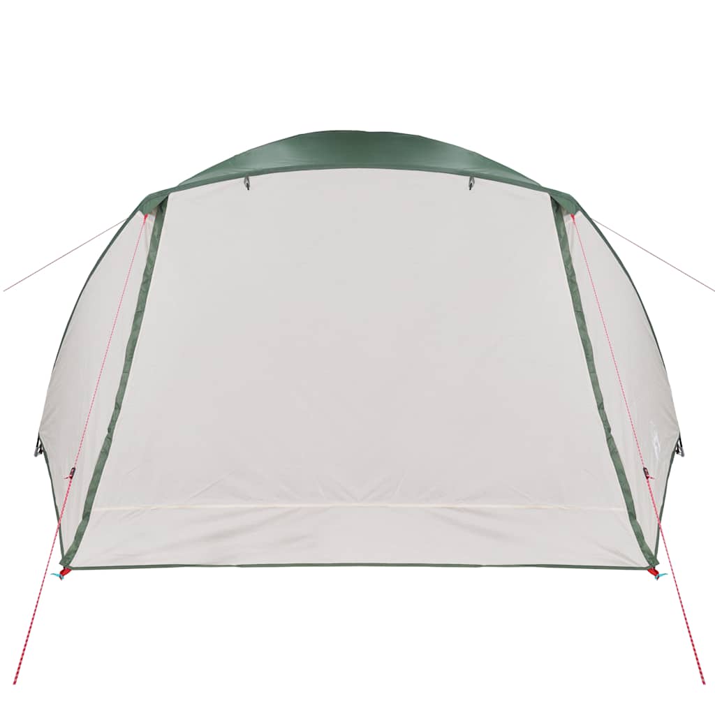 Campingzelt mit Vorzelt 4 Personen Grün Wasserdicht