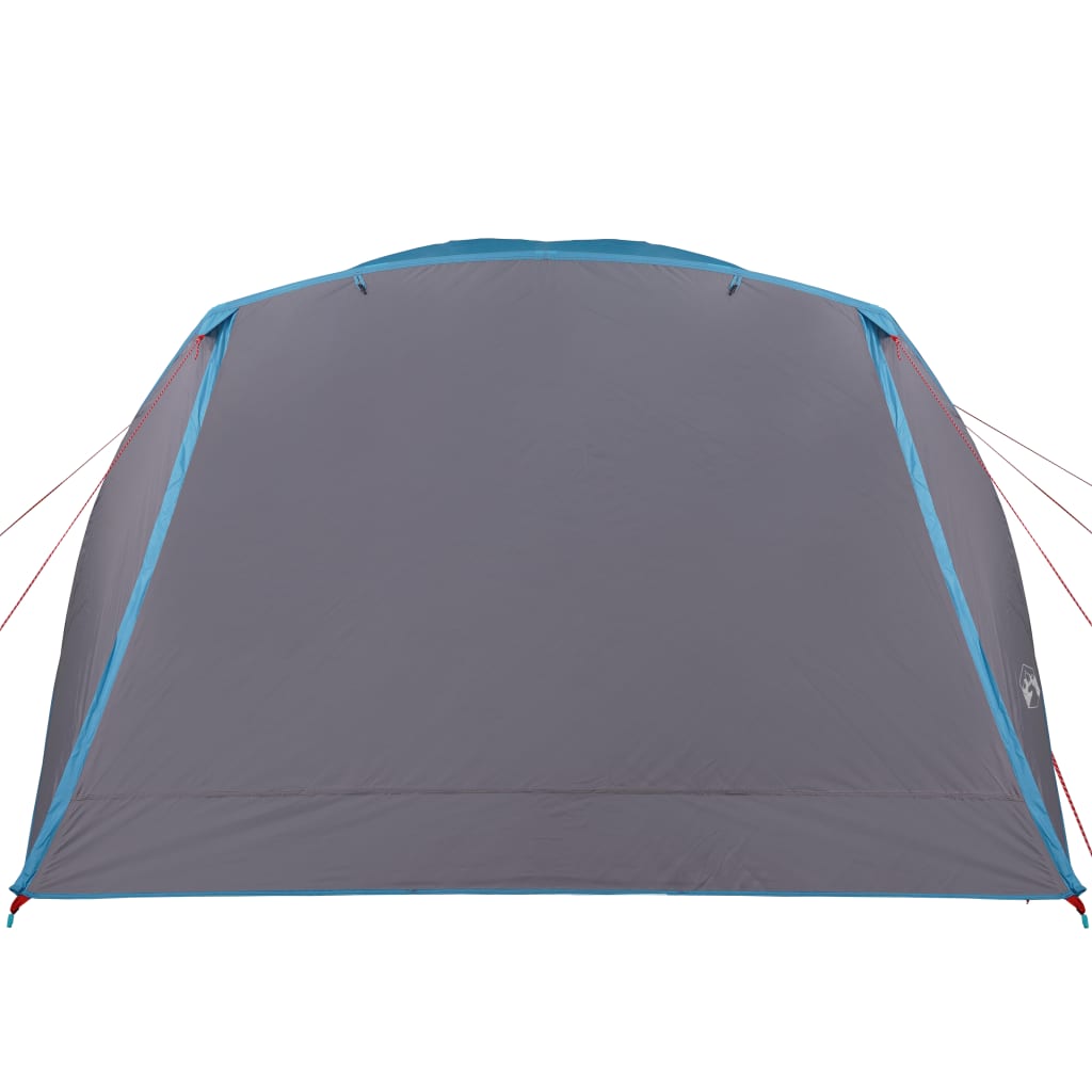 Camping Tent with Awning 4 Persons Blue Waterproof