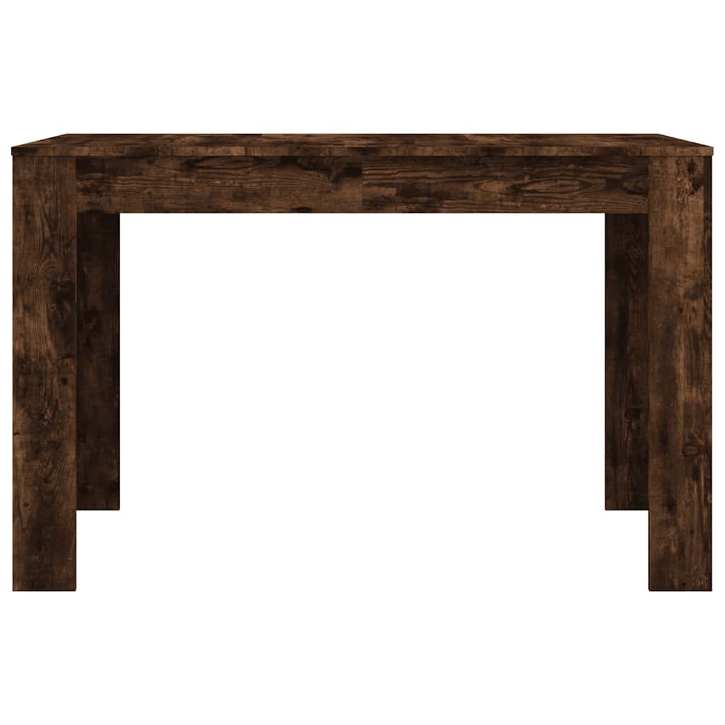 Table à manger chêne fumé 120x60x76 cm matériau bois