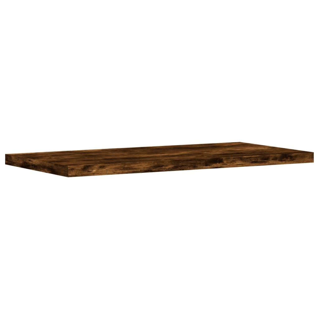 Wandregale 8 Stk. Räuchereiche 40x20x1,5 cm Holzwerkstoff