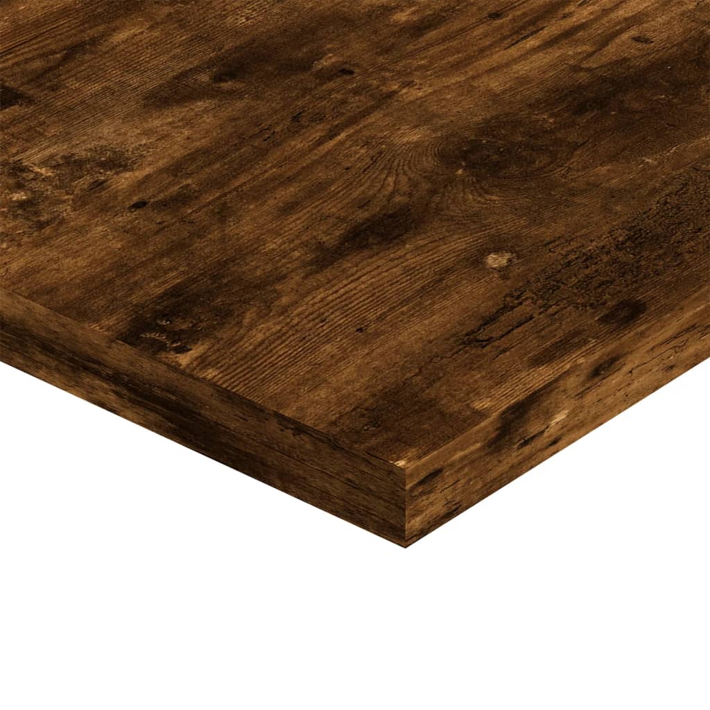 Wandregale 8 Stk. Räuchereiche 40x20x1,5 cm Holzwerkstoff