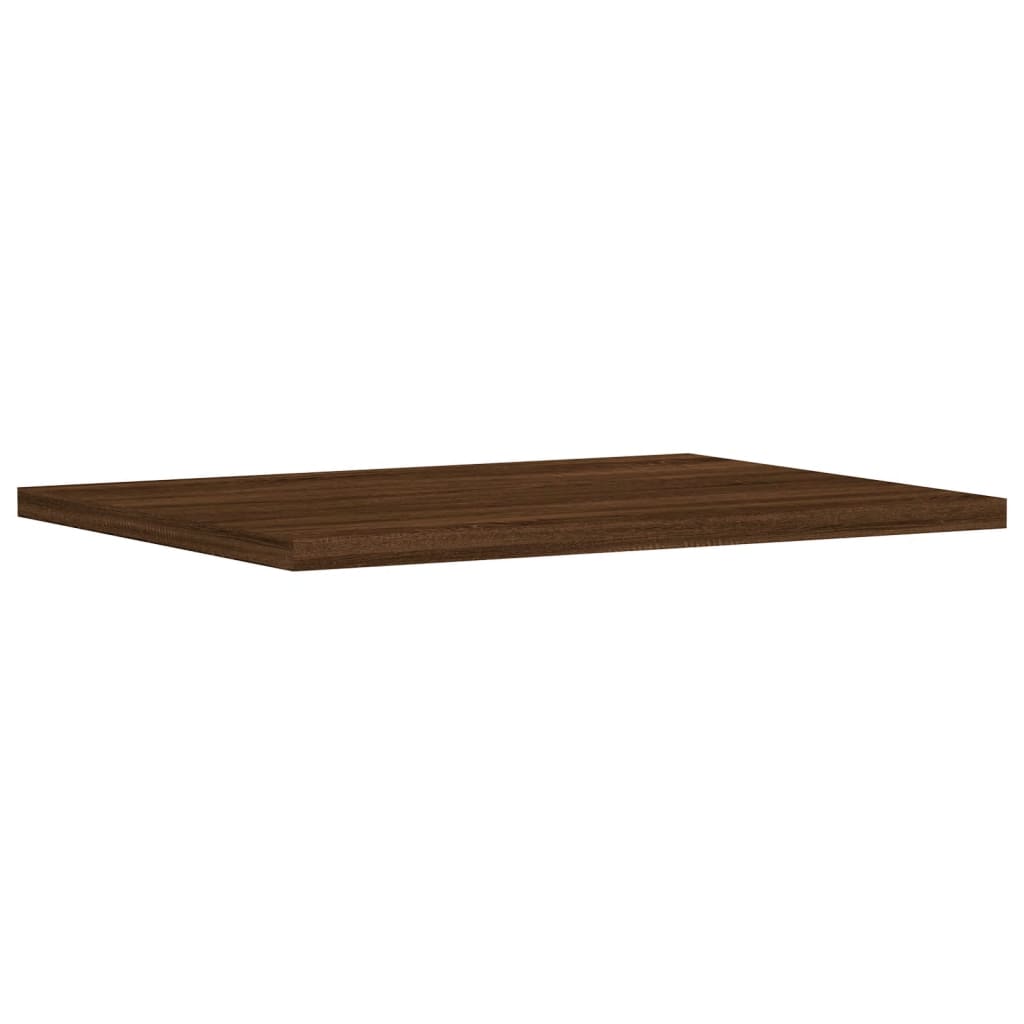 Wandregale 4 Stk. Braun Eichen-Optik 40x30x1,5 cm Holzwerkstoff