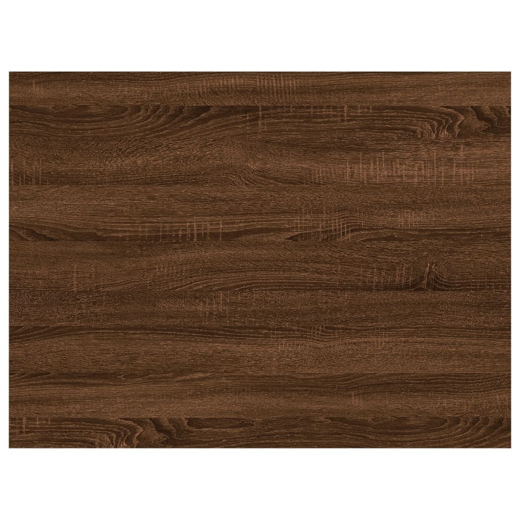 Wandregale 4 Stk. Braun Eichen-Optik 40x30x1,5 cm Holzwerkstoff