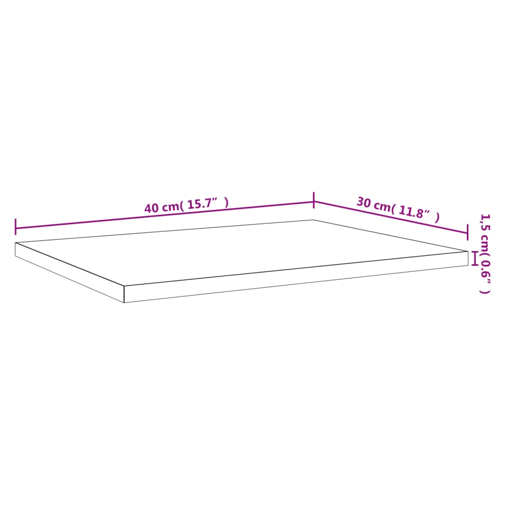 Wandregale 4 Stk. Braun Eichen-Optik 40x30x1,5 cm Holzwerkstoff