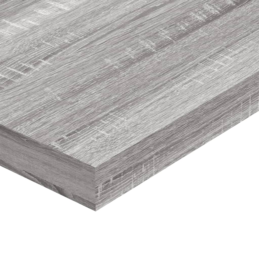 Wall shelves 4 pcs. Gray Sonoma 60x10x1.5 cm wood material