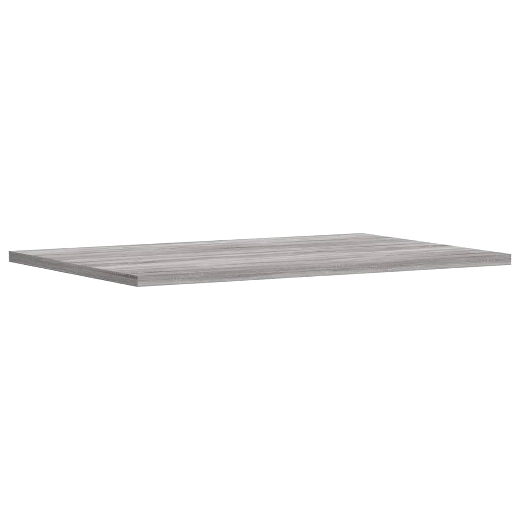 Wall shelves 4 pcs. Gray Sonoma 60x40x1.5 cm wood material