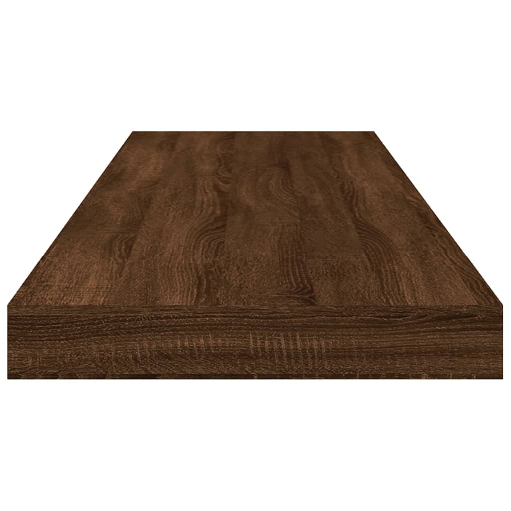 Wandregale 4 Stk. Braun Eichen-Optik 80x10x1,5 cm Holzwerkstoff