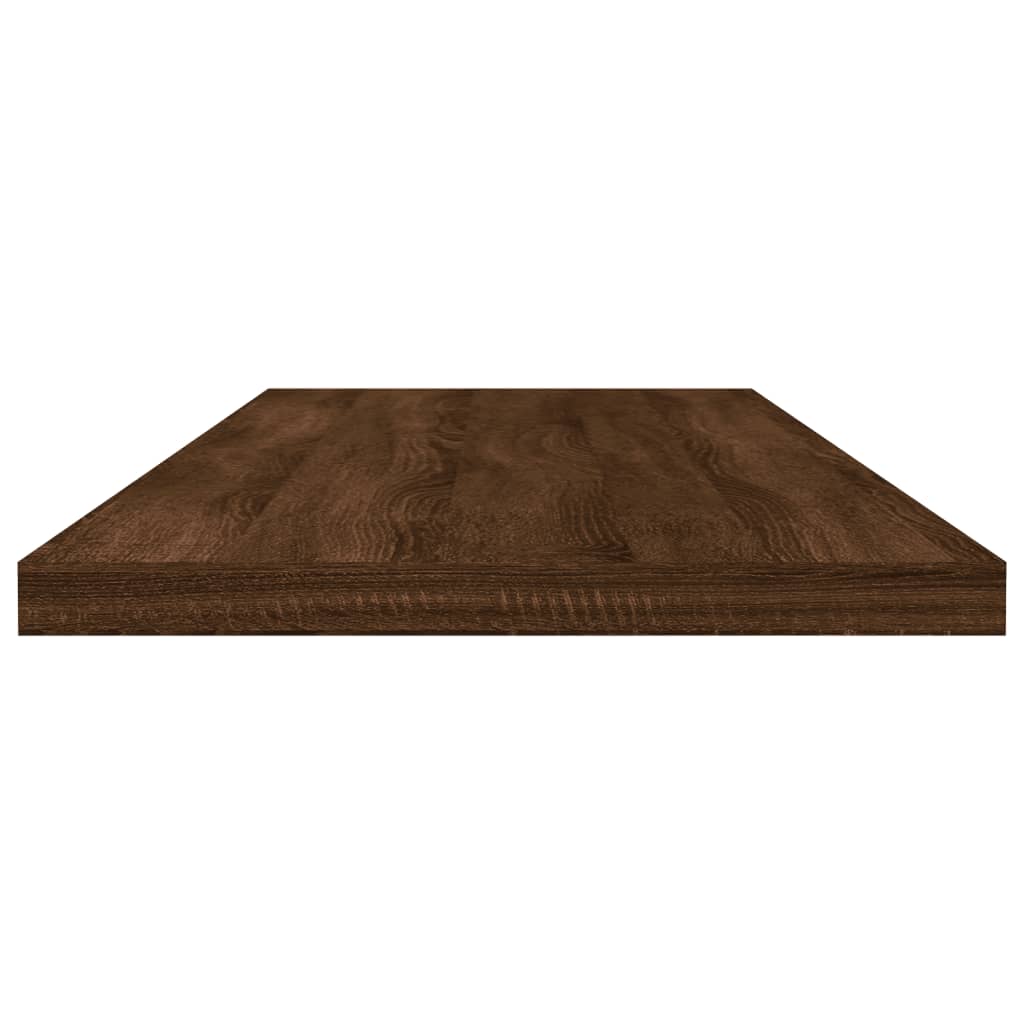 Wandregale 4 Stk. Braun Eichen-Optik 80x20x1,5 cm Holzwerkstoff