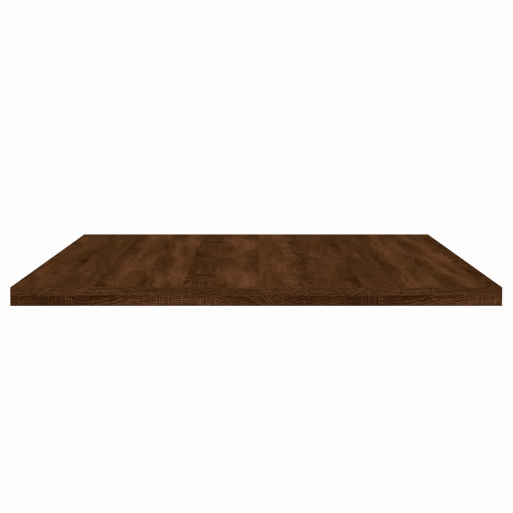 Wandregale 4 Stk. Braun Eichen-Optik 80x40x1,5 cm Holzwerkstoff