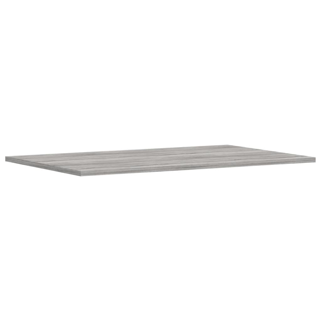 Étagères murales 4 pcs. Gris Sonoma 80x50x1,5 cm matériau bois