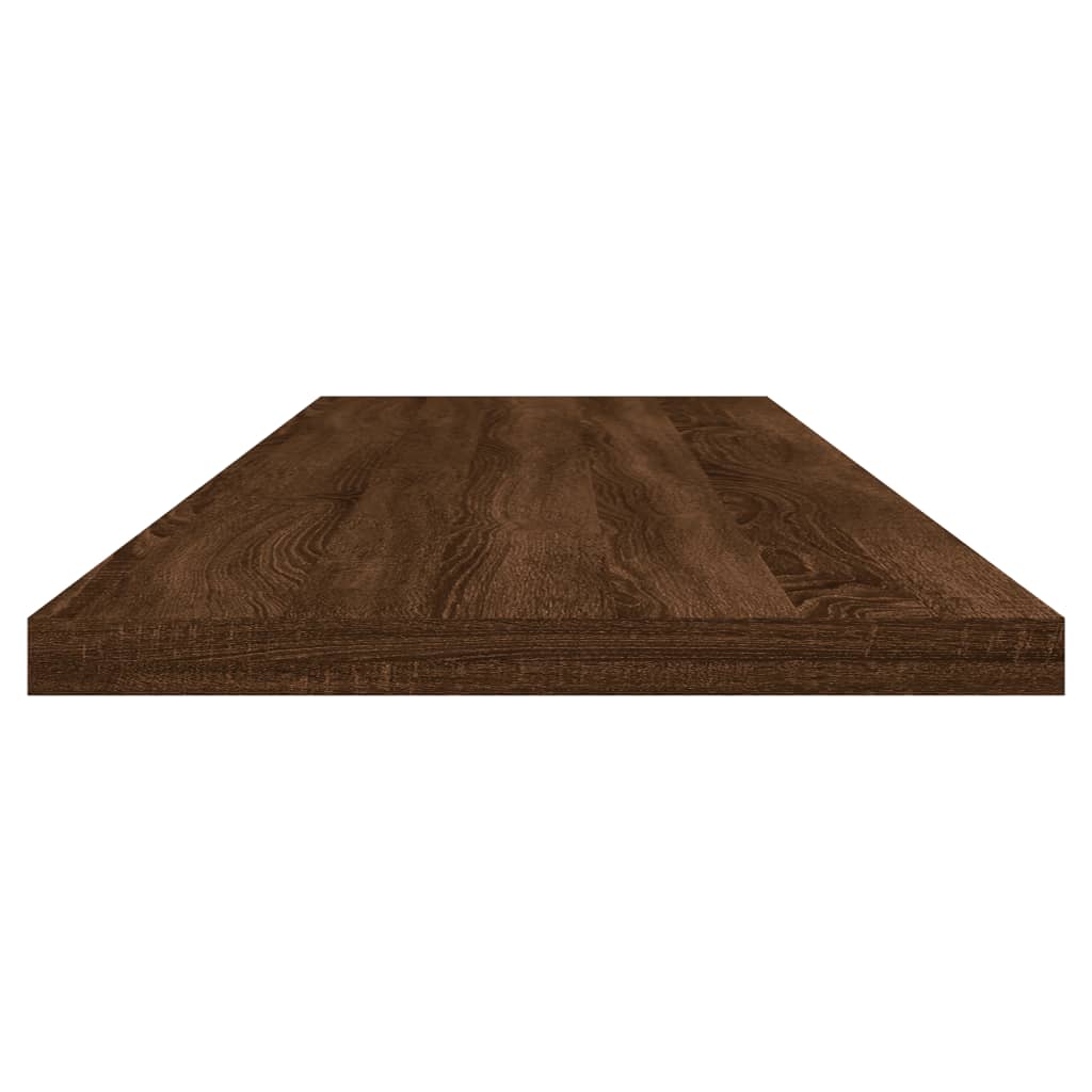 Wandregale 4 Stk. Braun Eichen-Optik 100x20x1,5cm Holzwerkstoff