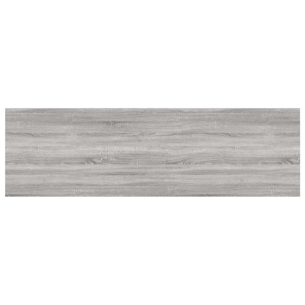 Wandregale 4 Stk. Grau Sonoma 100x30x1,5 cm Holzwerkstoff