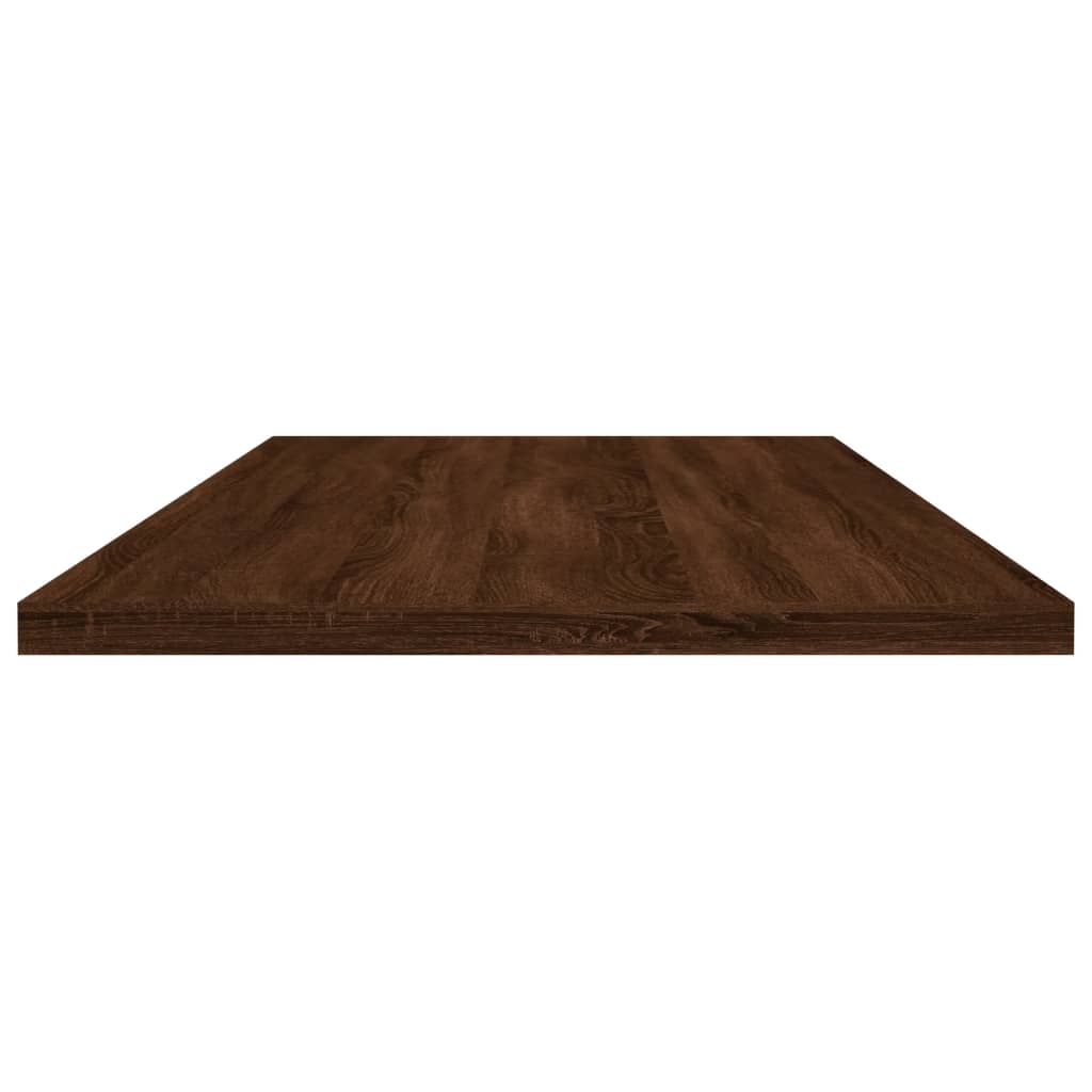 Wandregale 4 Stk. Braun Eichen-Optik 100x30x1,5cm Holzwerkstoff