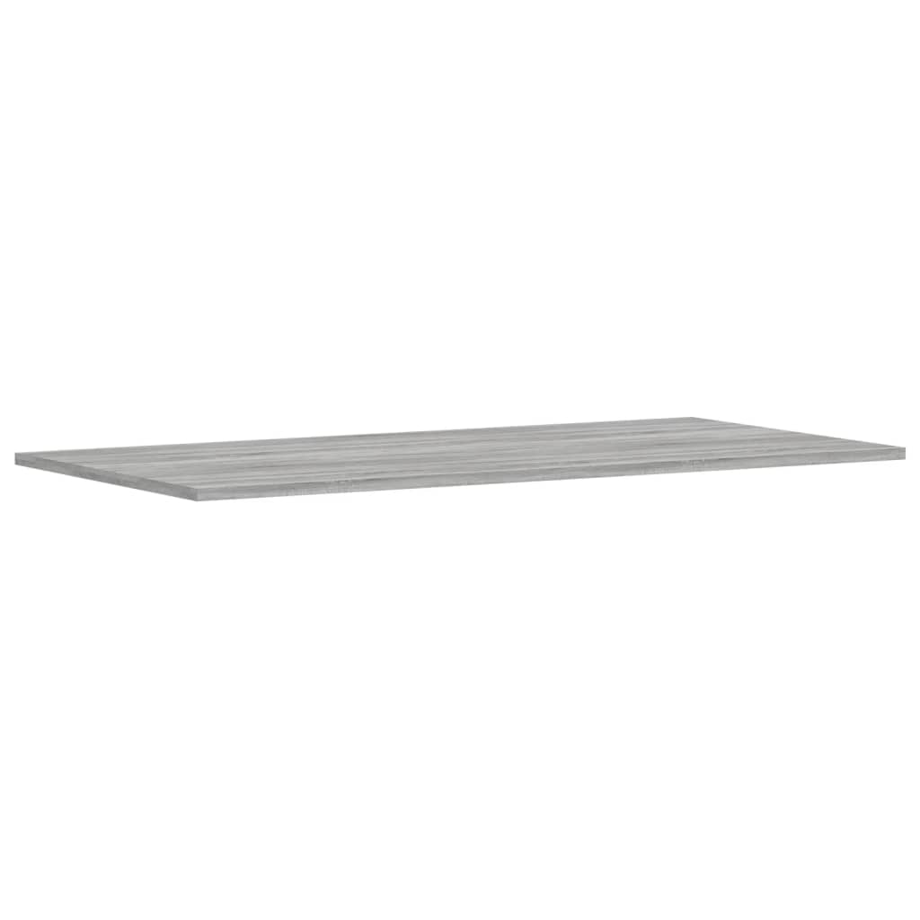 Wandregale 4 Stk. Grau Sonoma 100x50x1,5 cm Holzwerkstoff