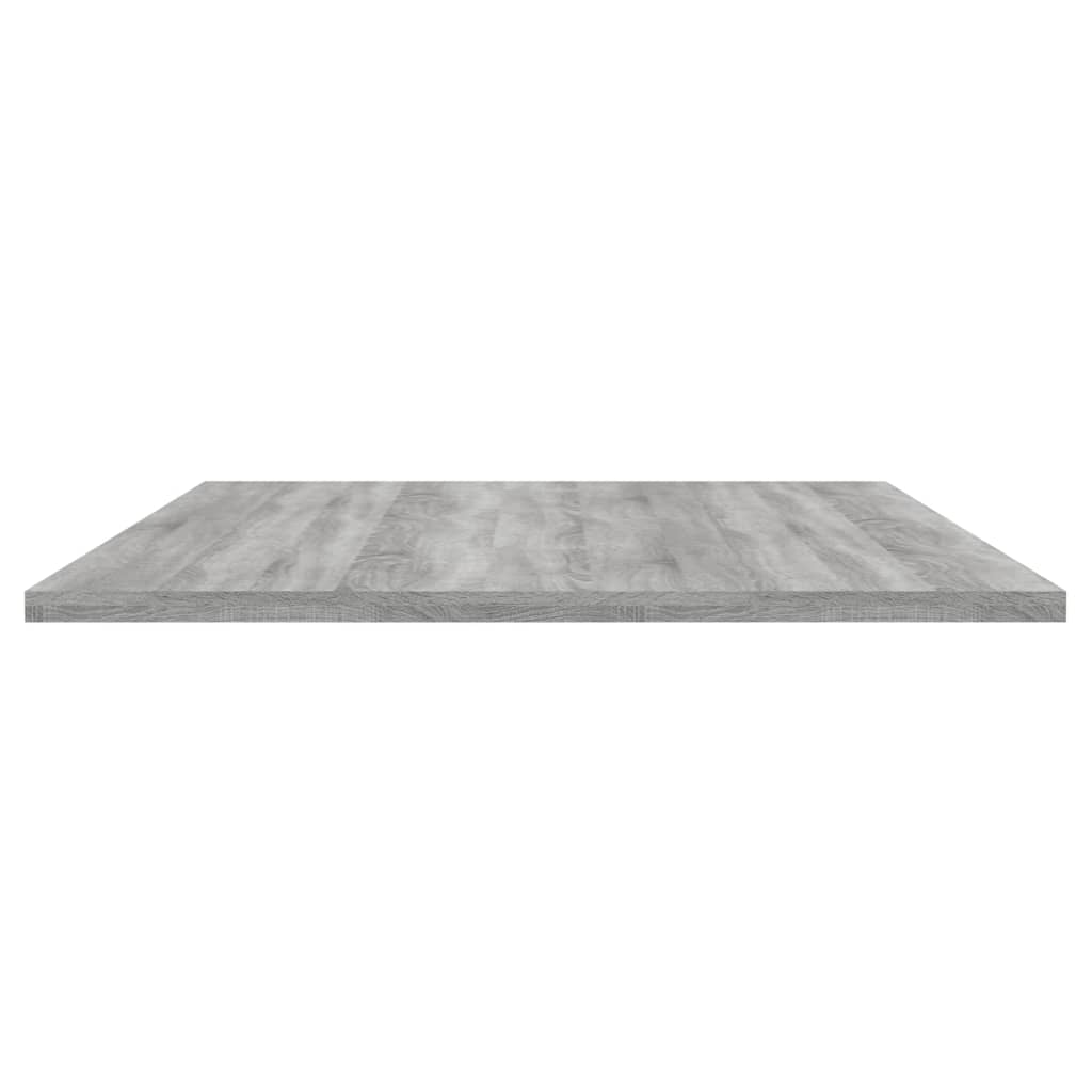 Wandregale 4 Stk. Grau Sonoma 100x50x1,5 cm Holzwerkstoff