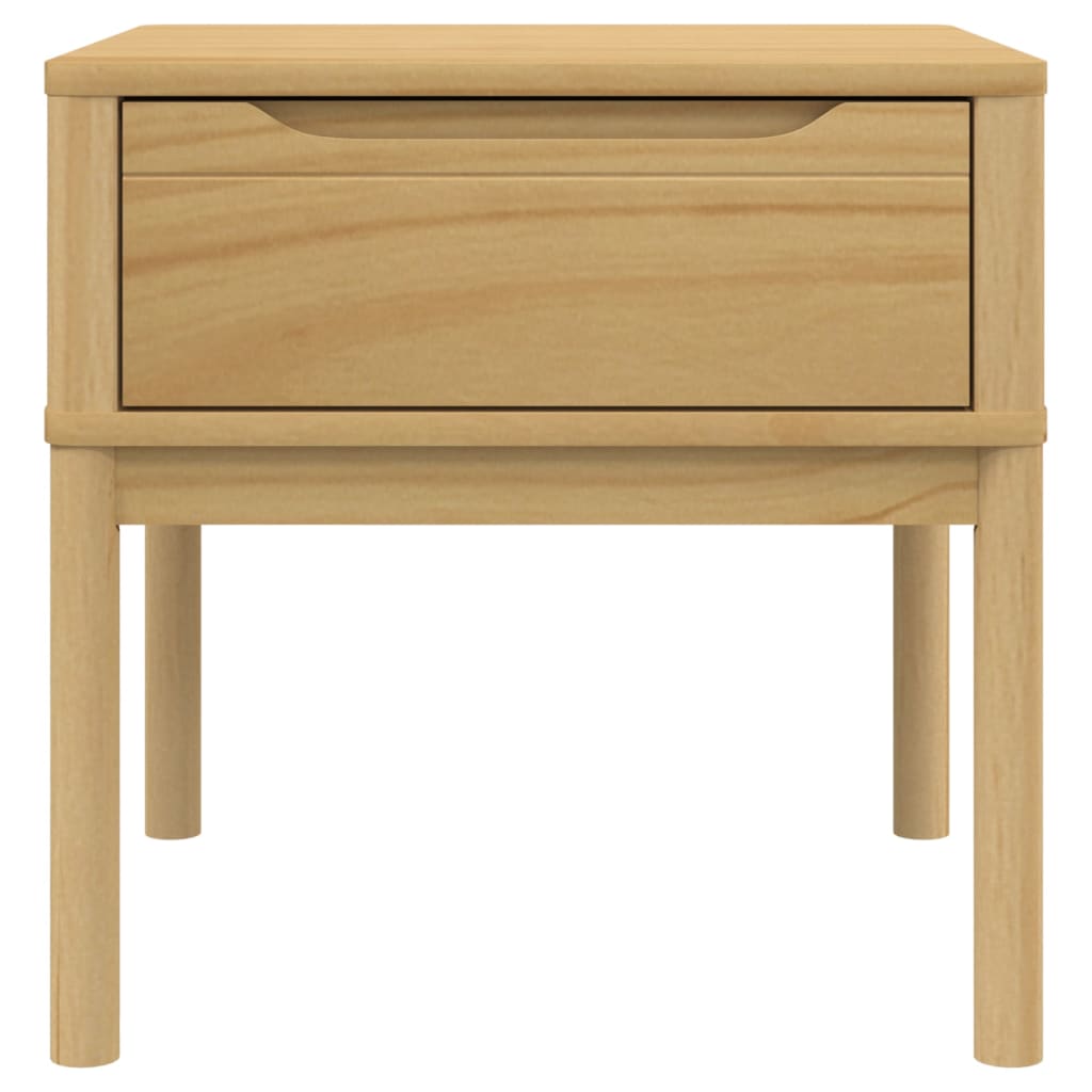 Lampe de table FLORO cire marron 55x55x54 cm bois de pin massif