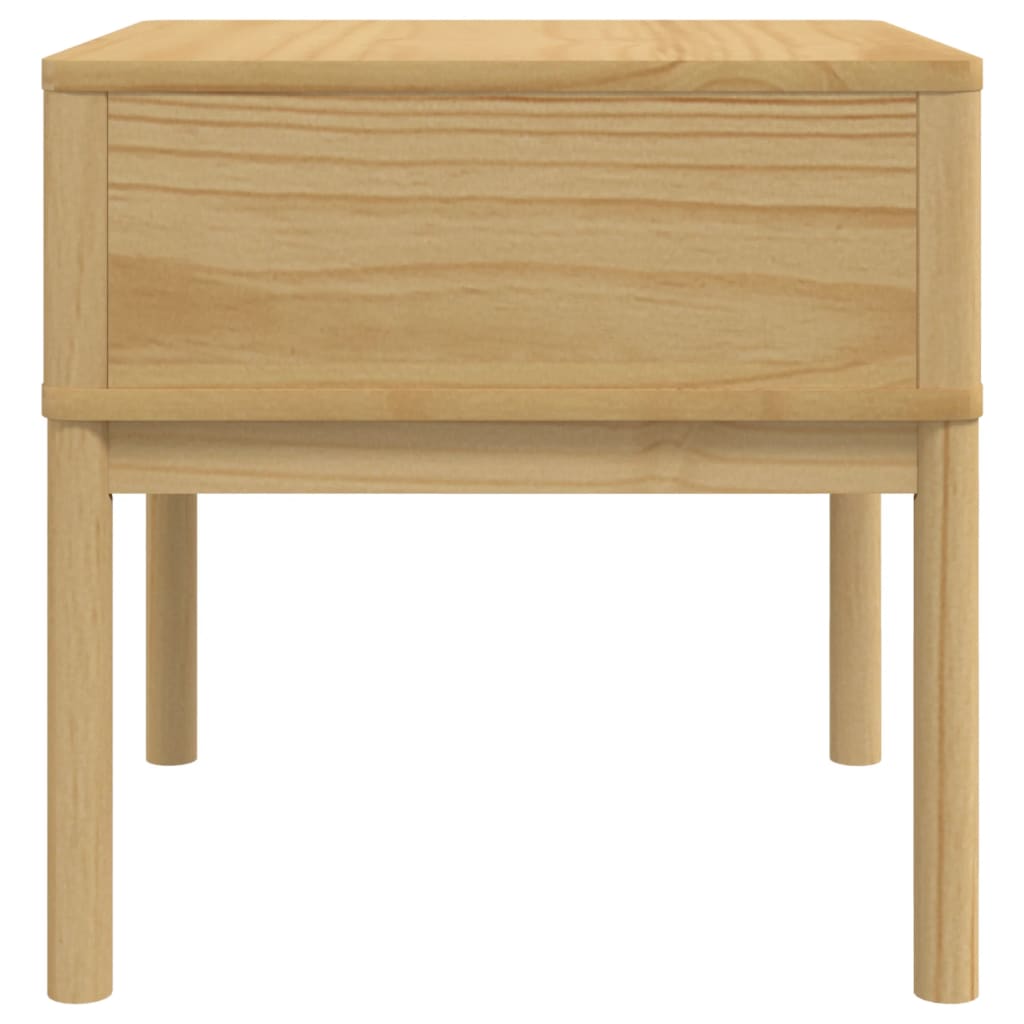 Lampe de table FLORO cire marron 55x55x54 cm bois de pin massif