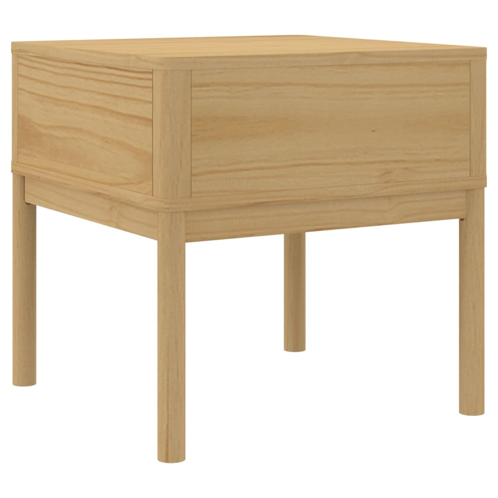 Lampe de table FLORO cire marron 55x55x54 cm bois de pin massif