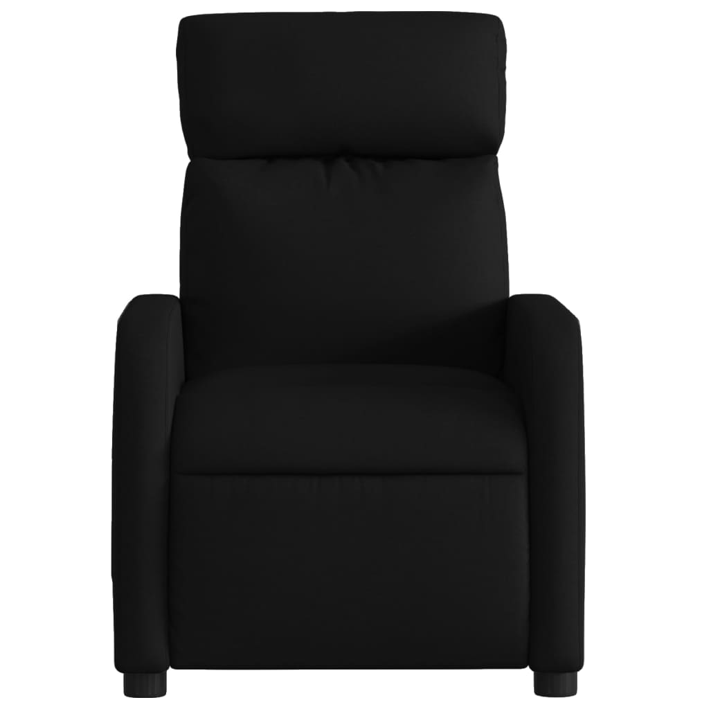 Massage-Relaxsessel, Stoff, Schwarz