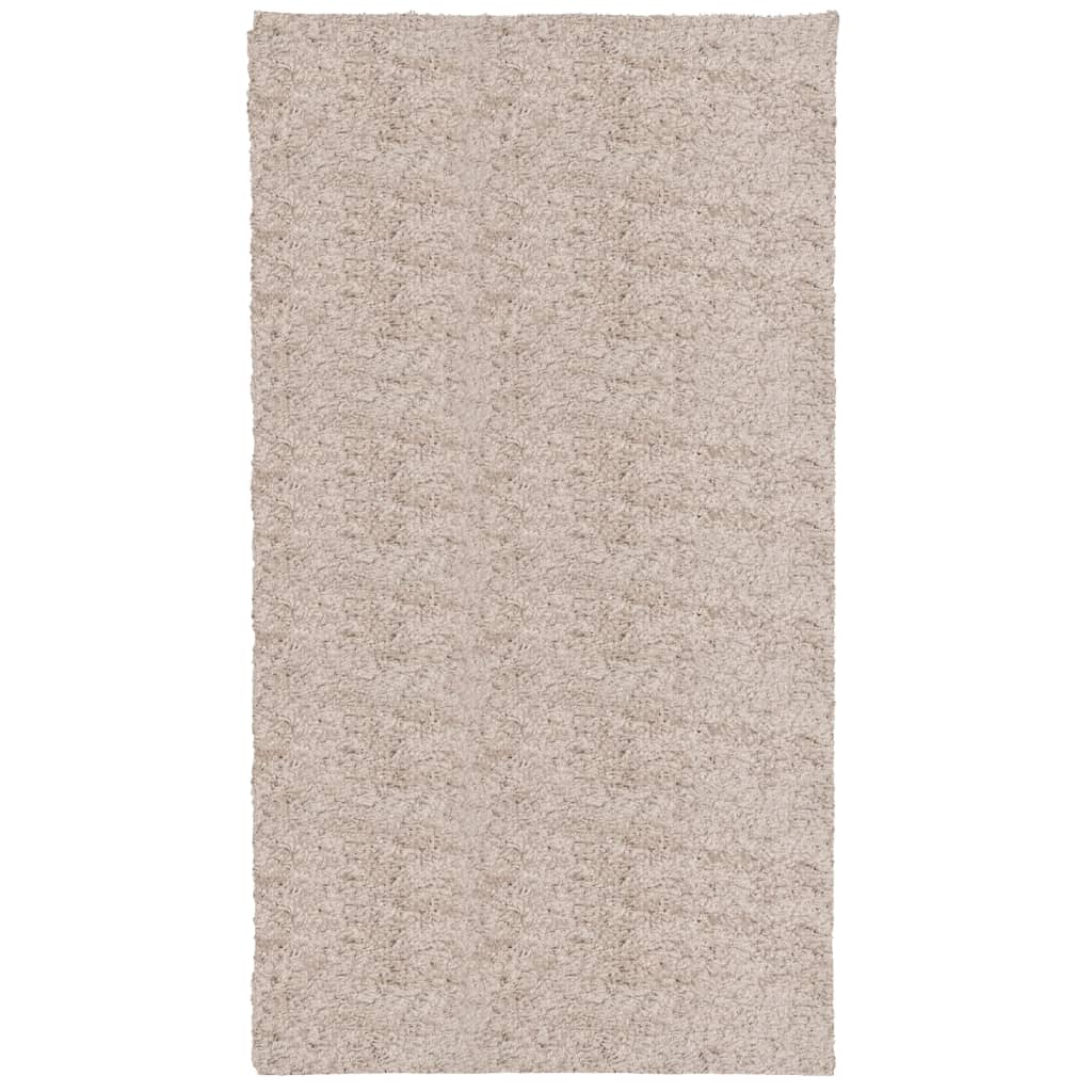Shaggy carpet PAMPLONA deep pile modern beige 60x110 cm