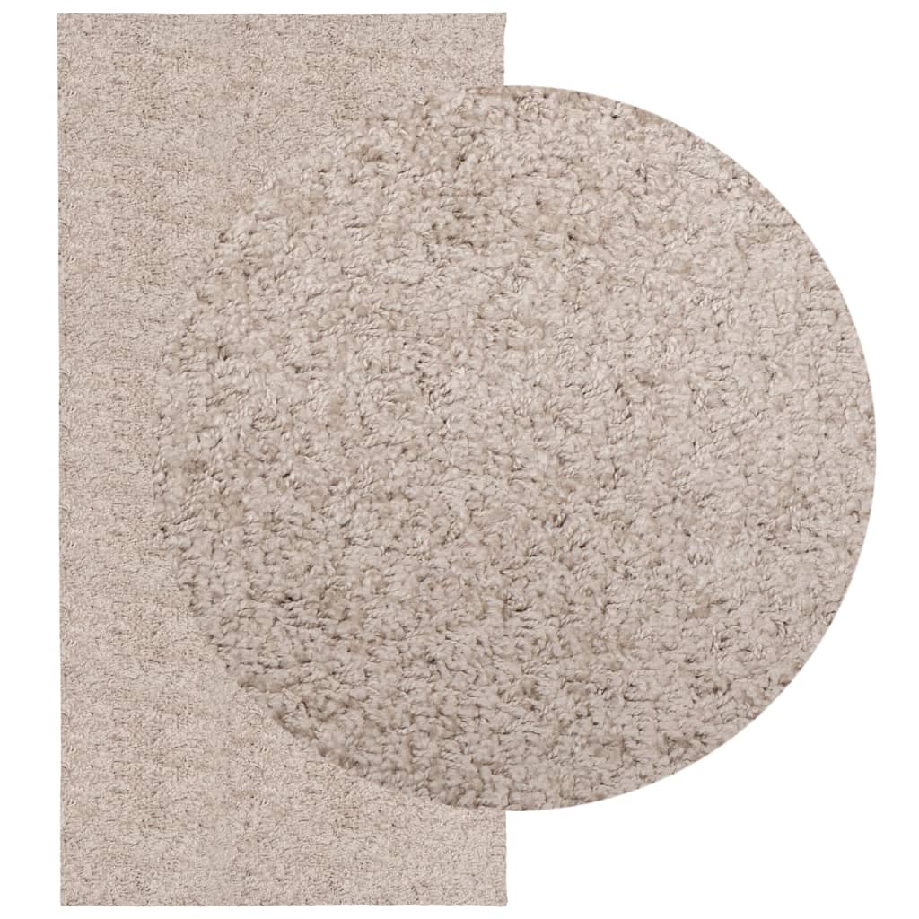 Shaggy carpet PAMPLONA deep pile modern beige 100x200 cm