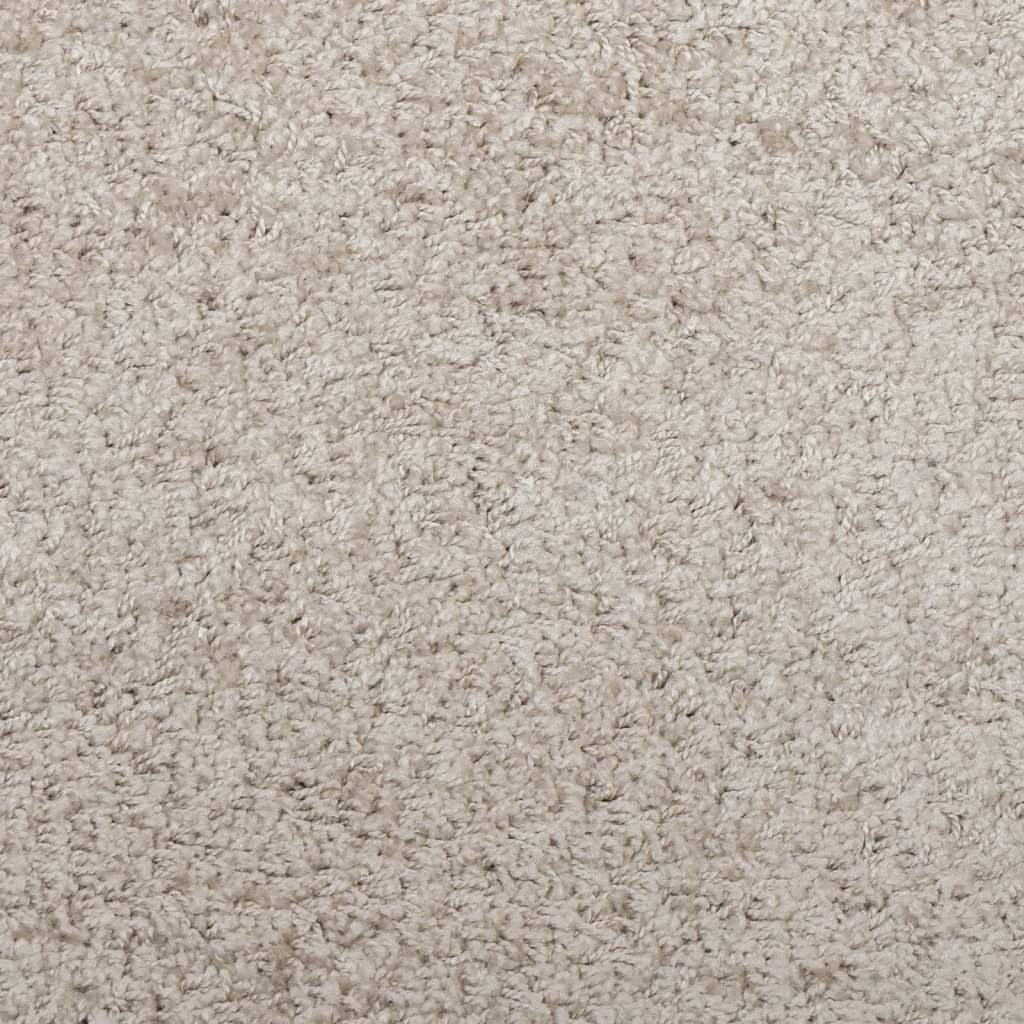 Shaggy carpet PAMPLONA deep pile modern beige 100x200 cm
