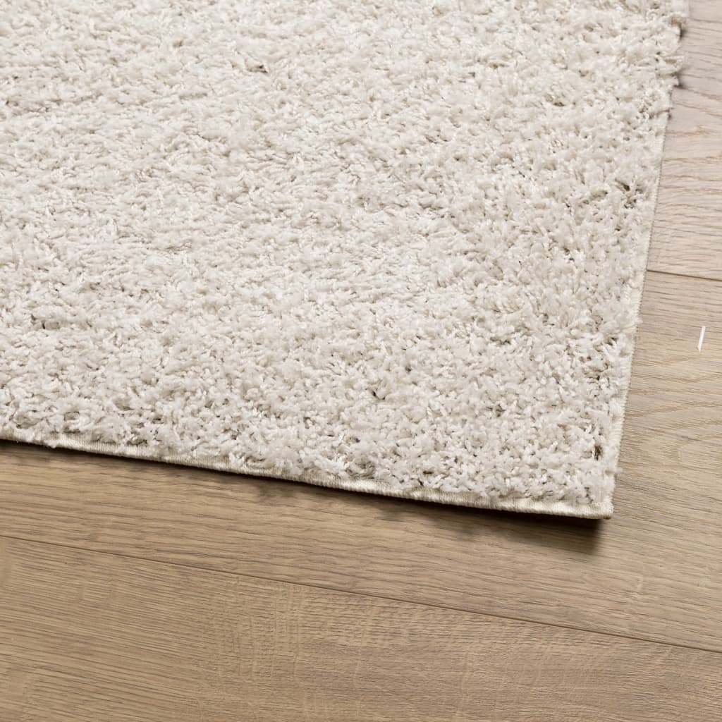 Shaggy rug PAMPLONA deep pile modern cream 100x200 cm