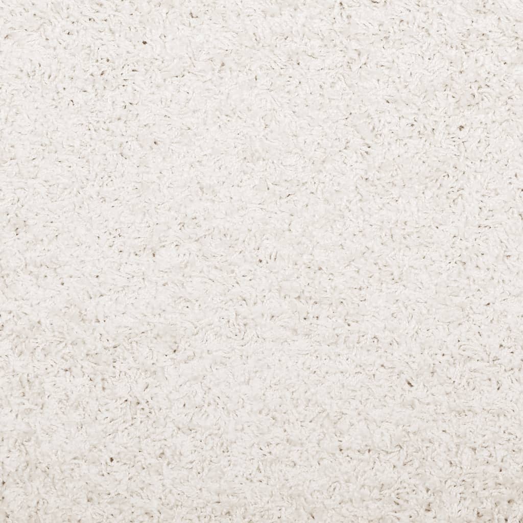 Shaggy rug PAMPLONA deep pile modern cream 100x200 cm
