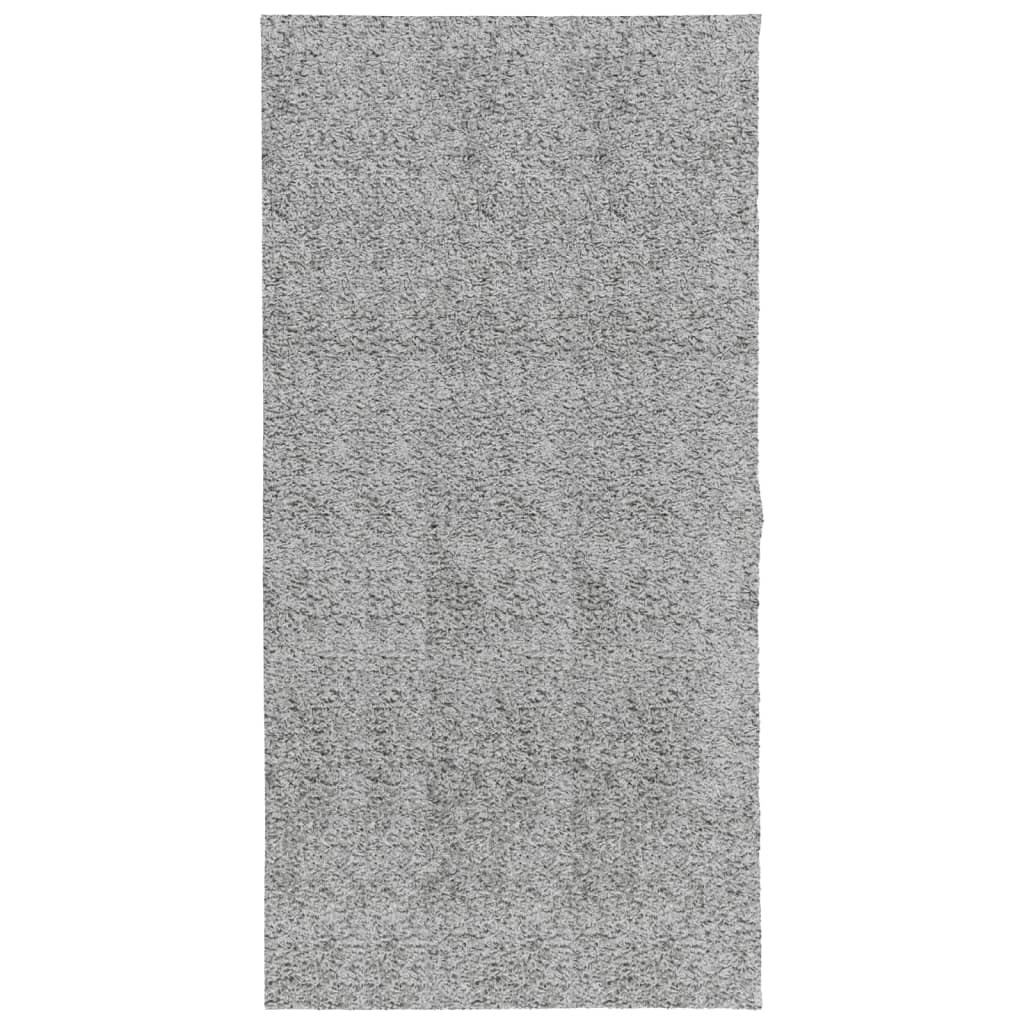 Shaggy-Teppich PAMPLONA Hochflor Modern Grau 100x200 cm