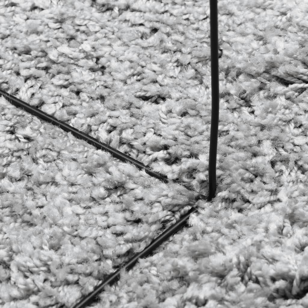 Shaggy-Teppich PAMPLONA Hochflor Modern Grau 240x340 cm
