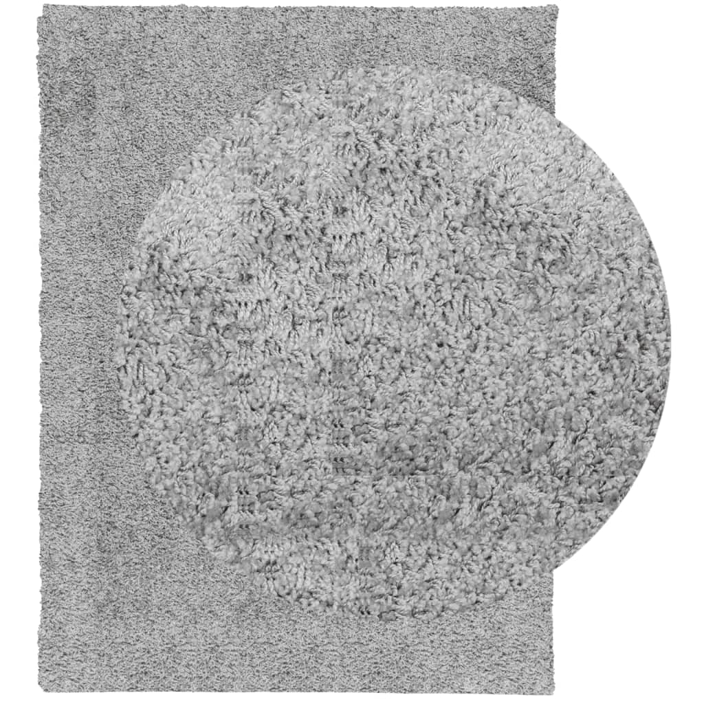 Shaggy-Teppich PAMPLONA Hochflor Modern Grau 300x400 cm