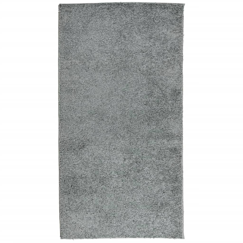 Tapis Shaggy Poils Longs Moderne Vert 80x150 cm